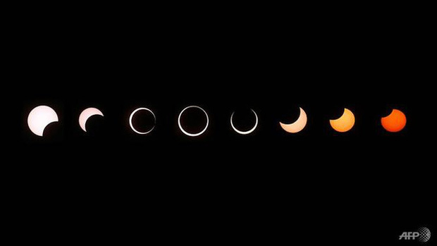 Hiếm hoi lắm mới xuất hiện tại Việt Nam, đây là hiện tượng nhật thực “vòng lửa” được dân mạng từ khắp nơi chụp lại được trong chiều nay - Ảnh 3.