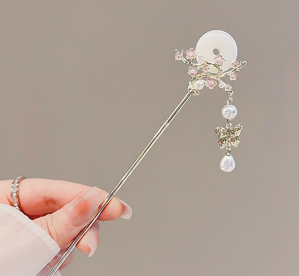 Trâm cài tóc cổ trang A.273 – Hình mặt trăng