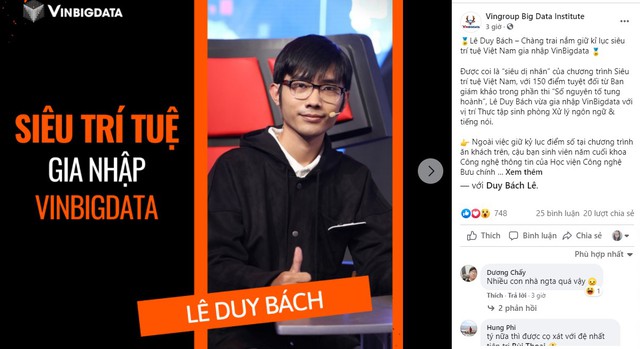Thiên tài toán học được mệnh danh là siêu dị nhân Lê Duy Bách chính thức đầu quân cho Vingroup: Đây là bước đà lớn tiến tới thực hiện những hoài bão lớn hơn - Ảnh 2.