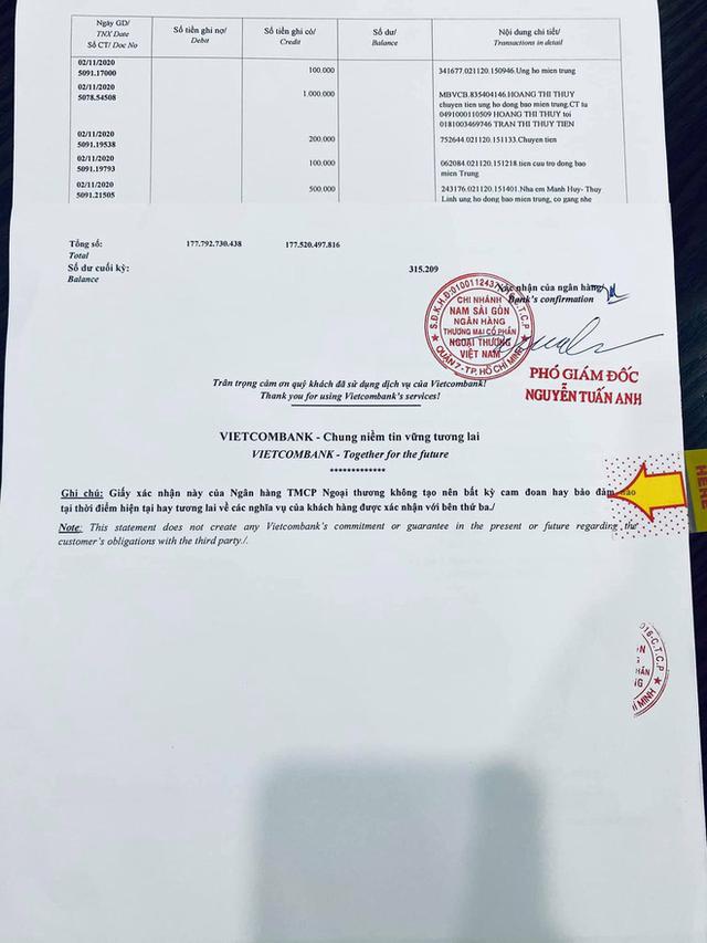  Thuỷ Tiên công bố 18.000 trang sao kê ngân hàng, làm rõ các khoản thu - chi và chốt 1 ý đặc biệt quan trọng - Ảnh 5.